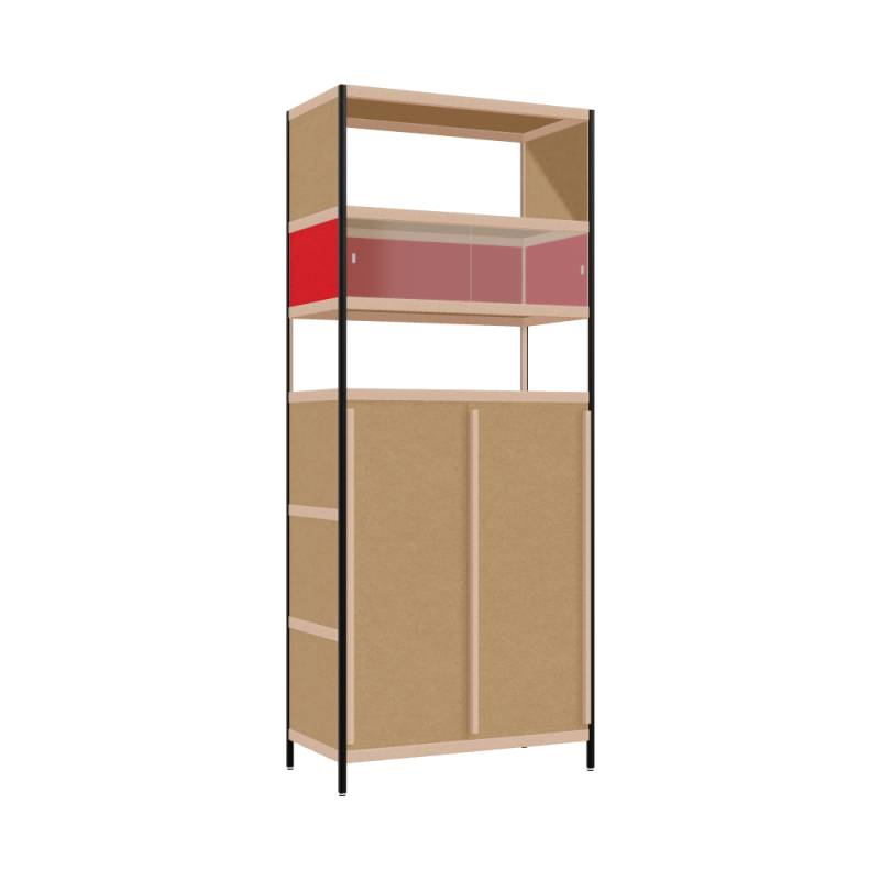 Kleerkast (241x100x52 cm)