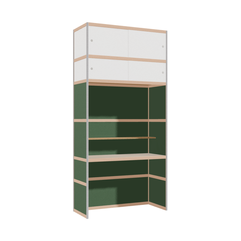 Geïntegreerd bureau (250x120x52 cm)