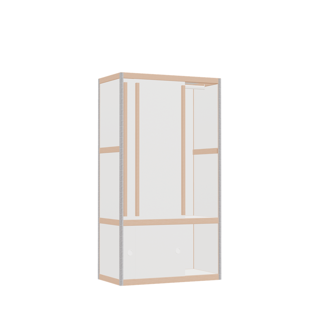 Kleerkast (147x80x42 cm)