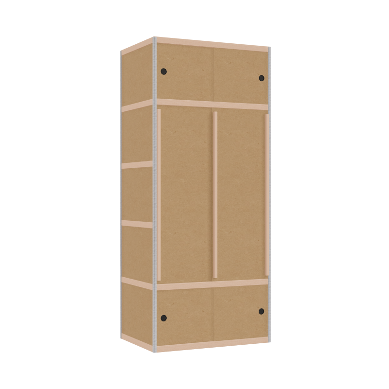 Wardrobe (209x90x62 cm)