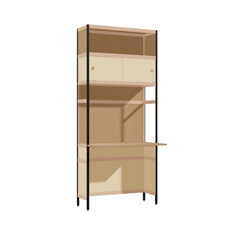 Cantilevered desk (207.5x90x53.6 cm)