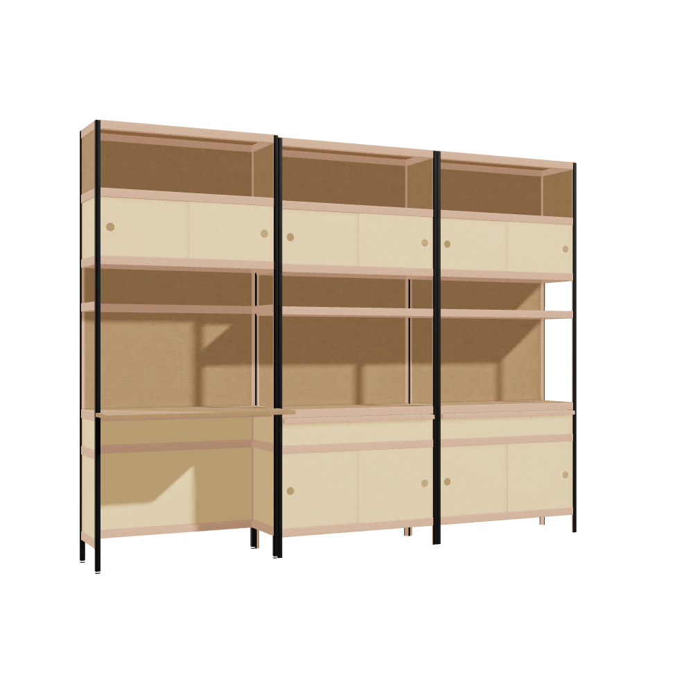 Meubels (207.5x270x53.6 cm)