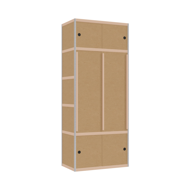 Wardrobe (219x90x52 cm)