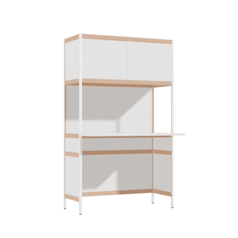 Bureau débordant (165.5x100x63.6 cm)