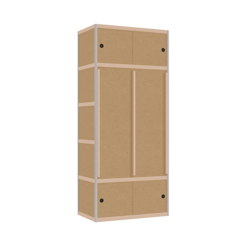 Wardrobe (209x90x52 cm)