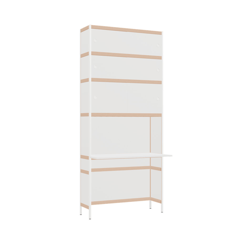 Bureau débordant (227.5x100x53.6 cm)