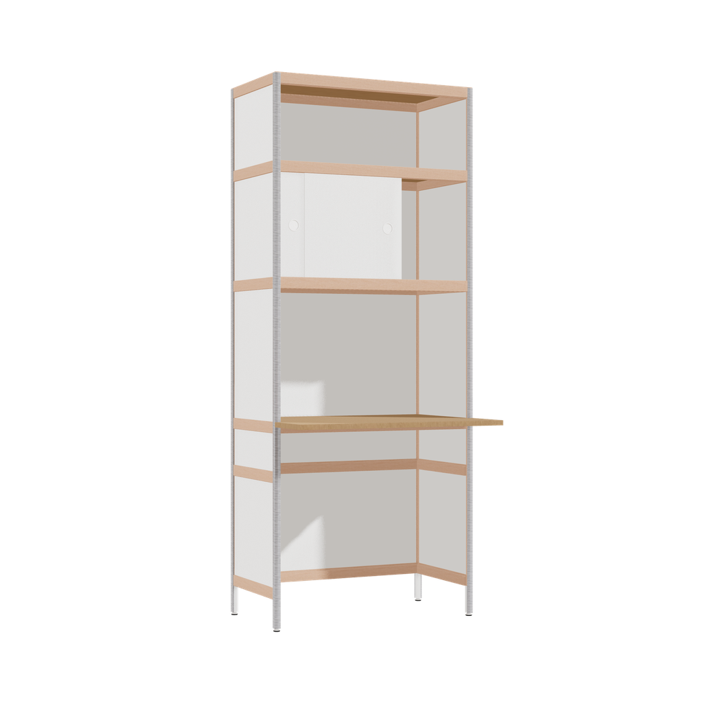 Cantilevered desk (196.5x80x63.6 cm)