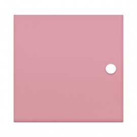 Blush pink translucent acrylic door