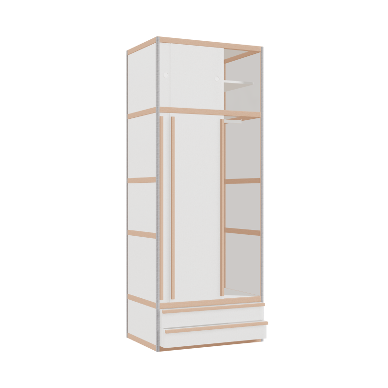 Penderie (229x90x62 cm)