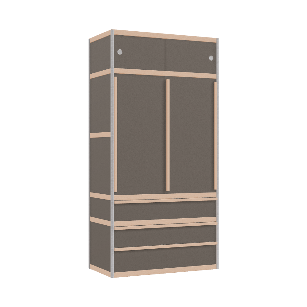 Wardrobe (199x100x52 cm)