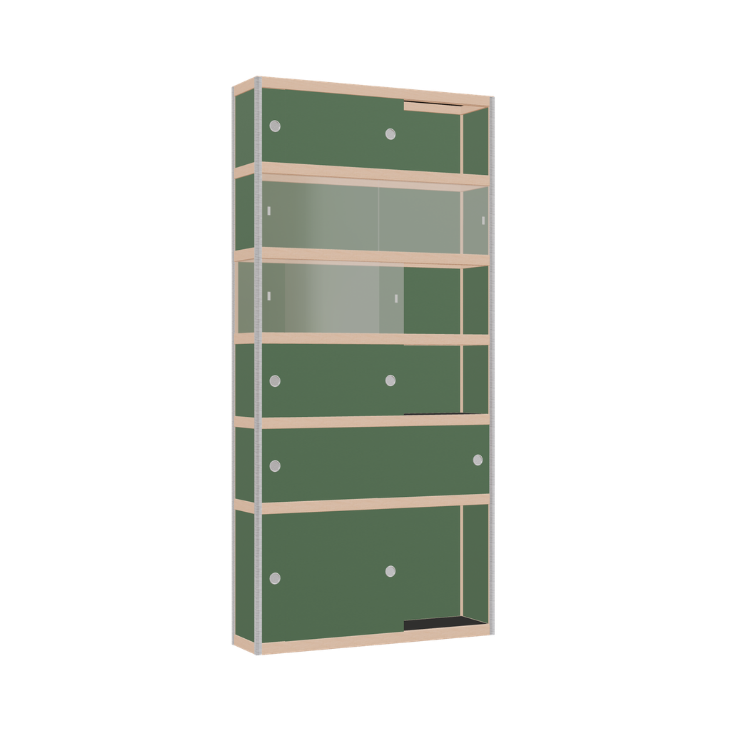 Vitrine (210x100x25 cm)