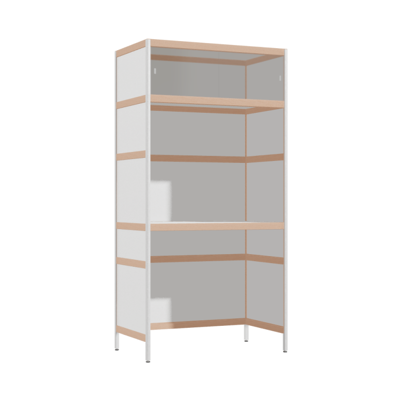 Geïntegreerd bureau (180x90x52 cm)