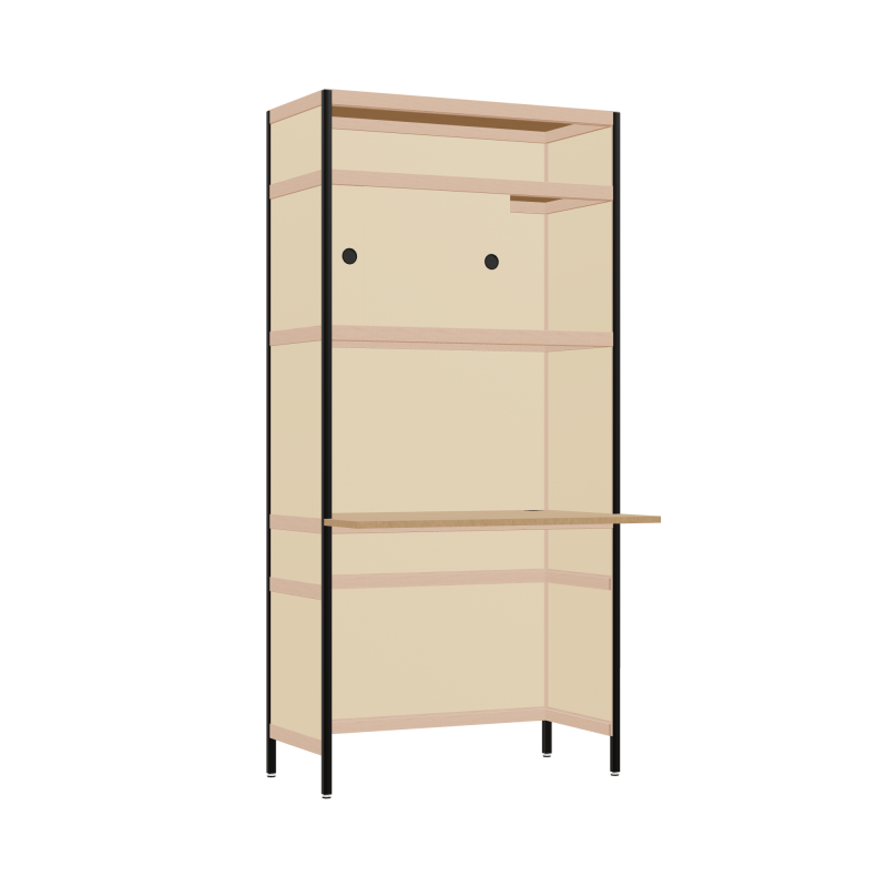 Overhangend bureau (186.5x90x63.6 cm)