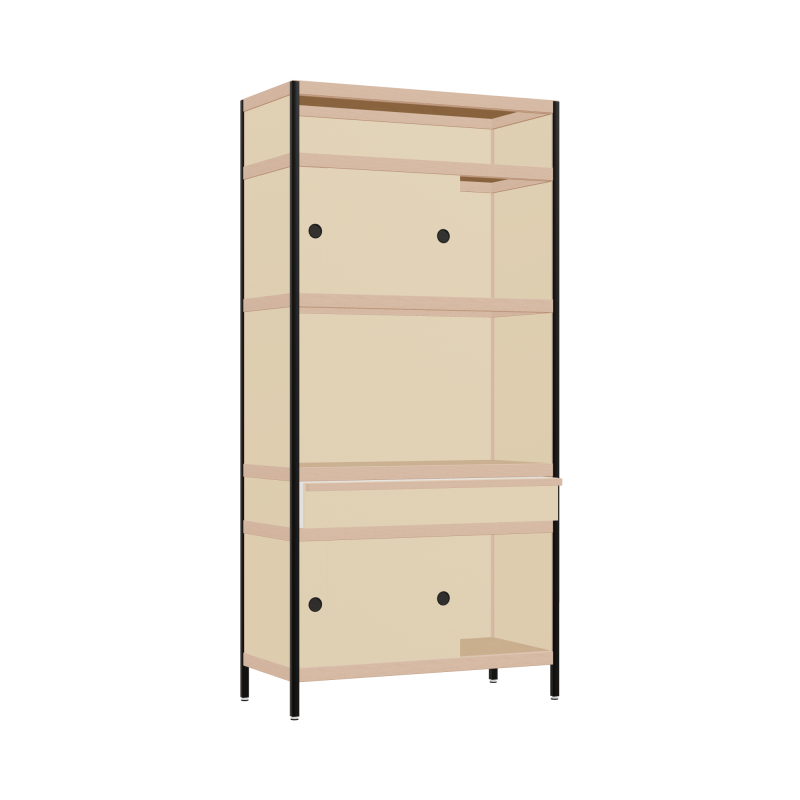 Armoire (186.5x90x42 cm)