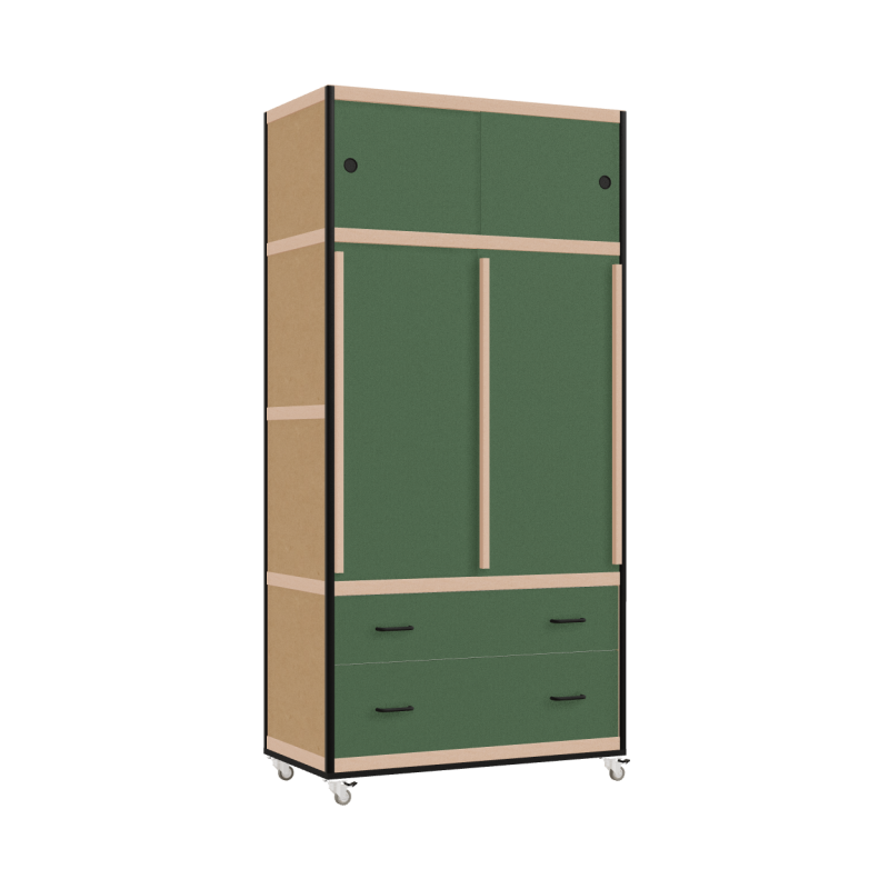 Wardrobe (207x100x52 cm)