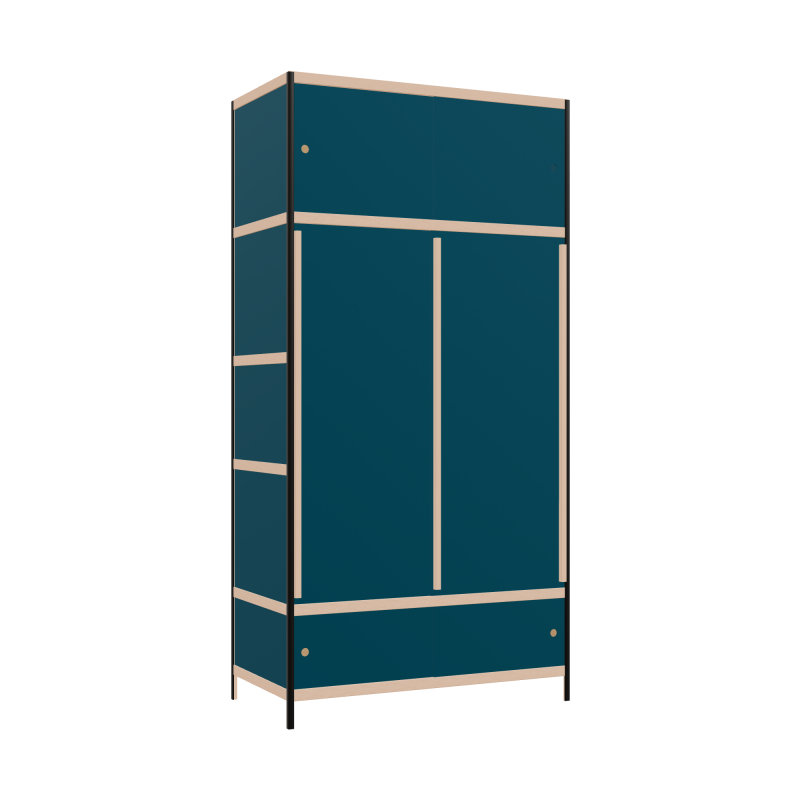 Kleerkast (239x120x62 cm)