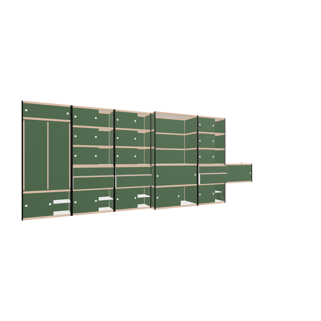 Meubels (229x600x62 cm)