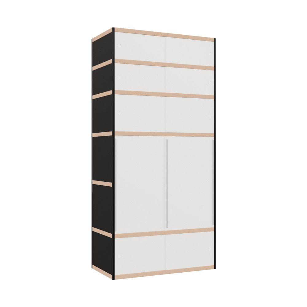 Kleerkast (250x120x62 cm)