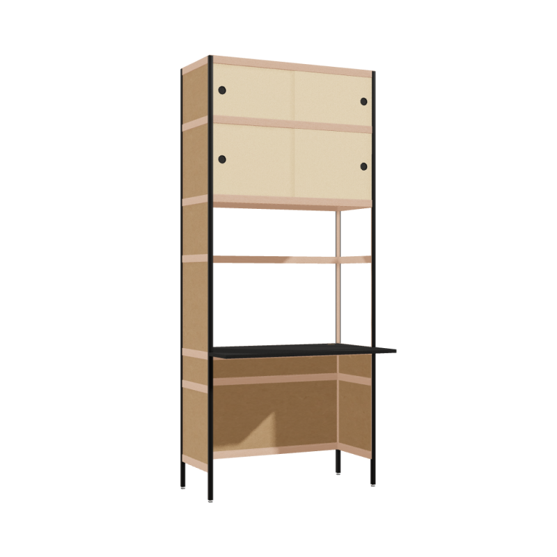 Bureau débordant (231.5x100x63.6 cm)