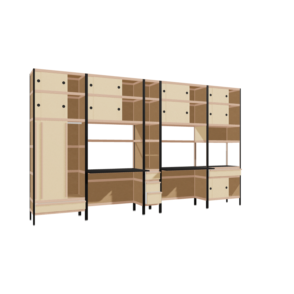 Furniture (231.5x392x63.6 cm)