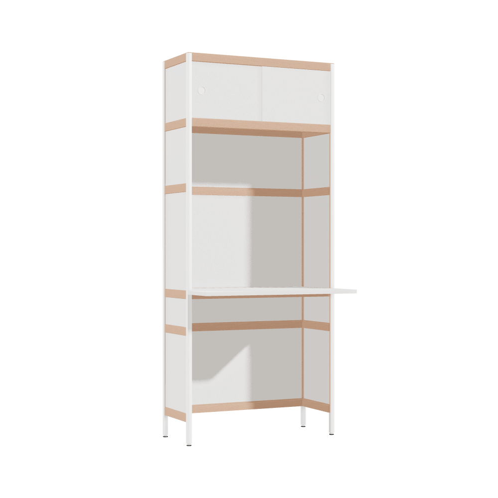 Cantilevered desk (186.5x80x53.6 cm)