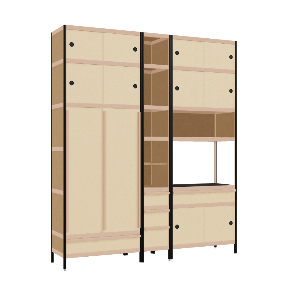 Furniture (227.5x192x42 cm)