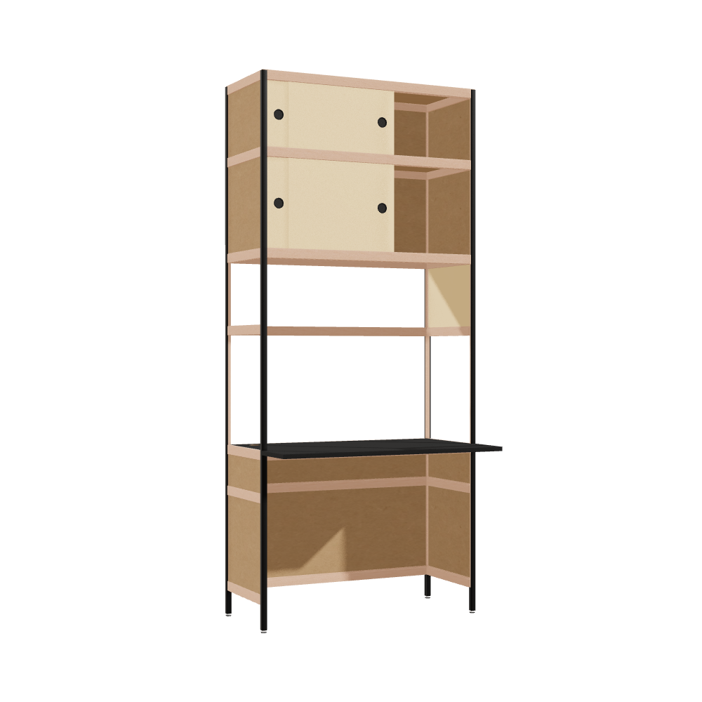 Cantilevered desk (227.5x100x63.6 cm)