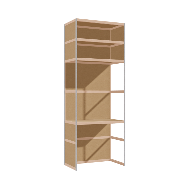 Bureau intégré (240x90x52 cm)