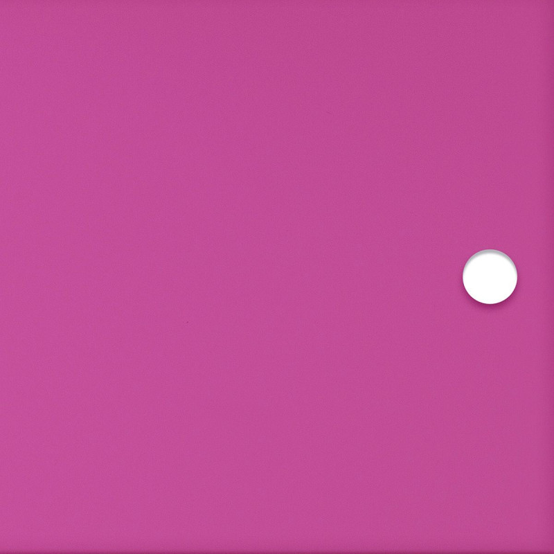 Cyclamen translucent acrylic door