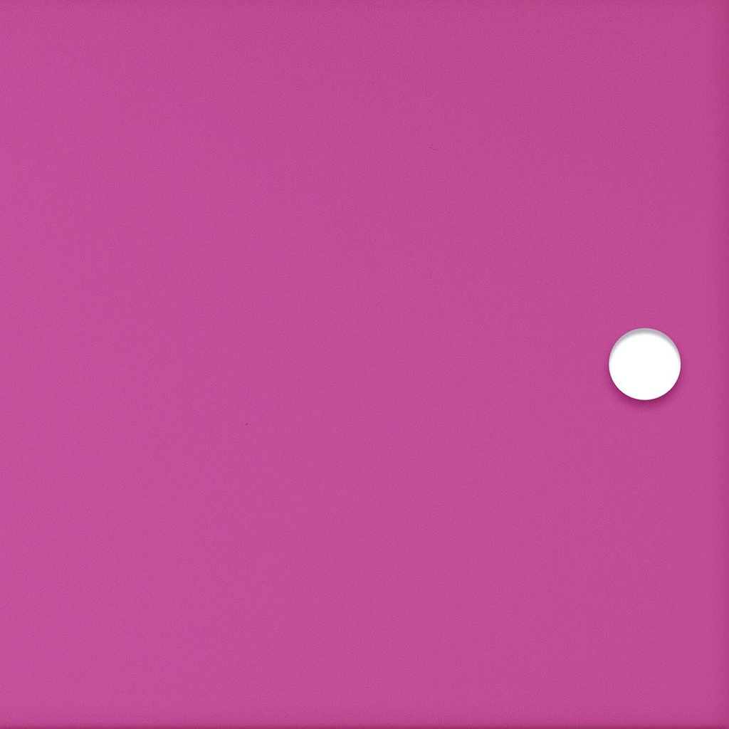 Cyclamen translucent acrylic door