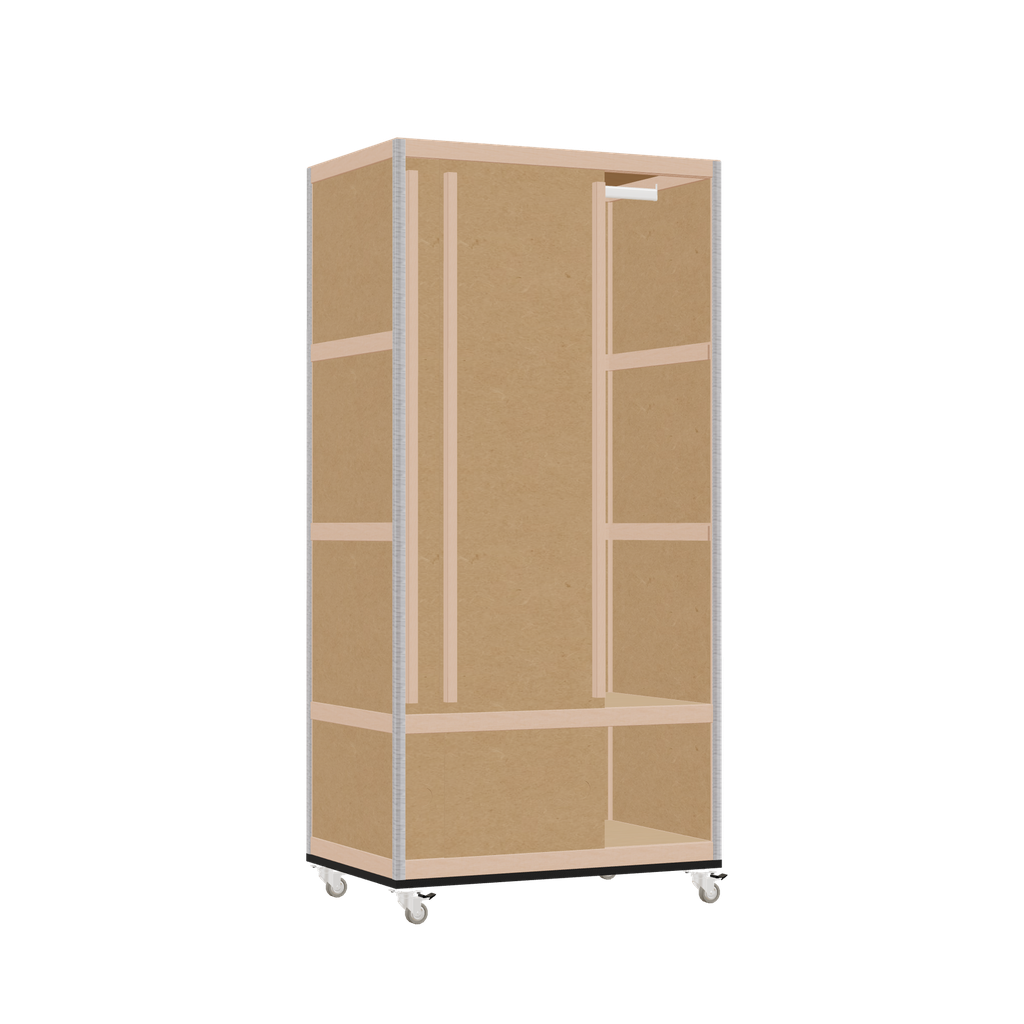 Wardrobe (167x80x52 cm)