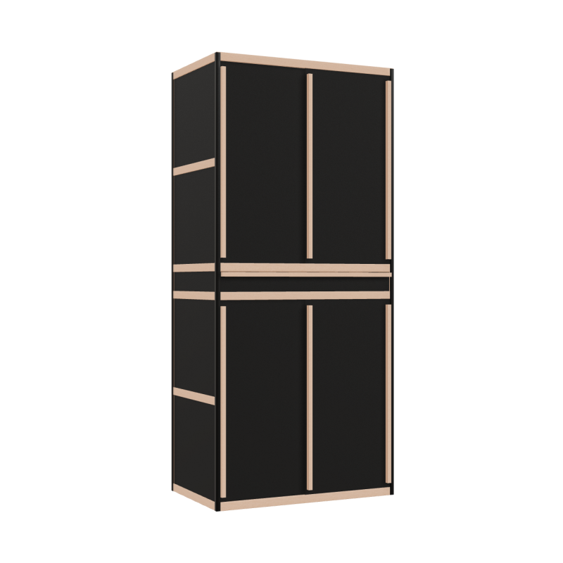 Penderie (222x100x62 cm)