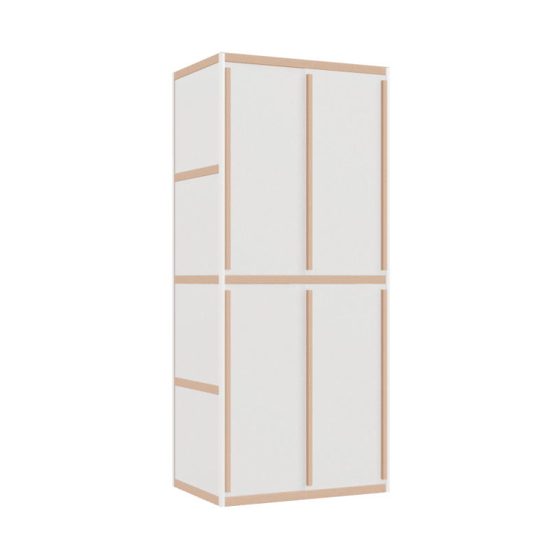 Kleerkast (208x90x62 cm)