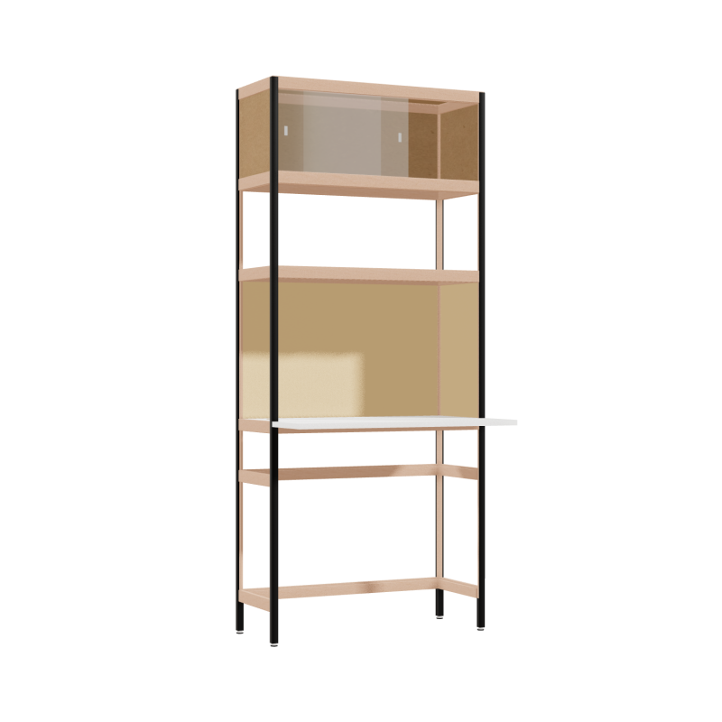 Overhangend bureau (186.5x80x53.6 cm)