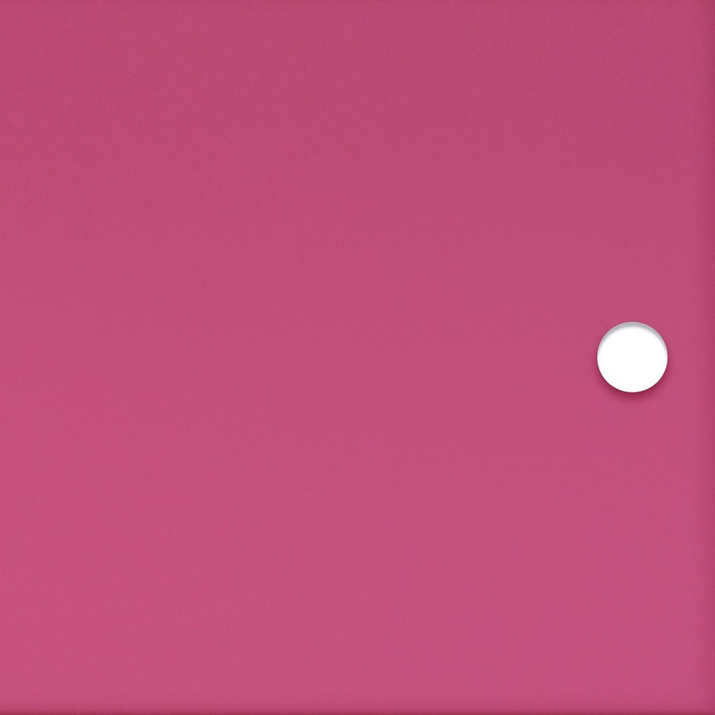 Raspberry translucent acrylic door