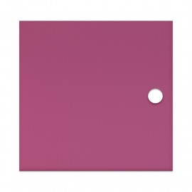 Raspberry translucent acrylic door