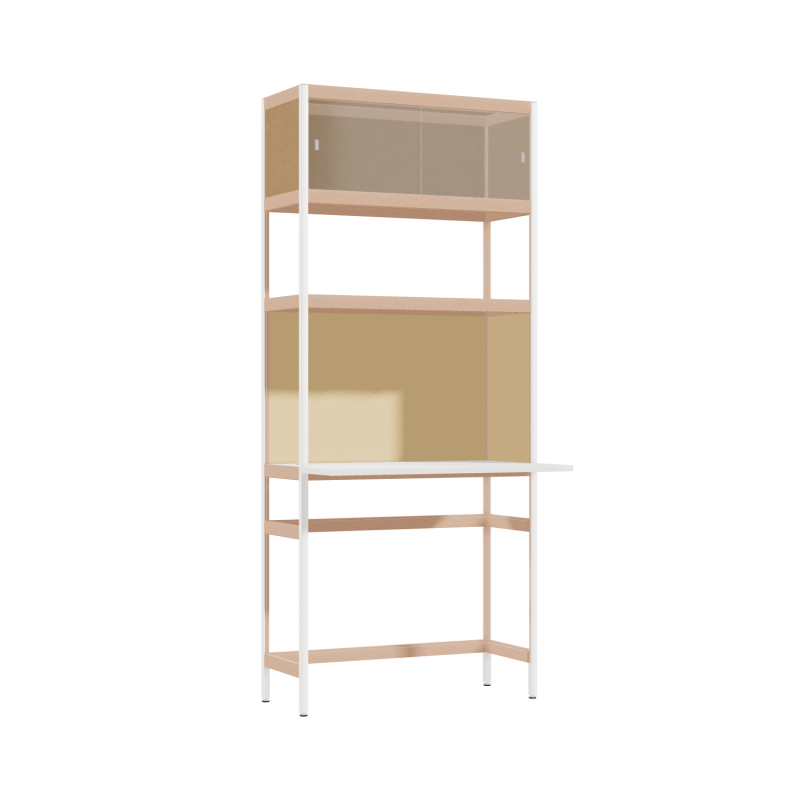 Cantilevered desk (186.5x80x53.6 cm)