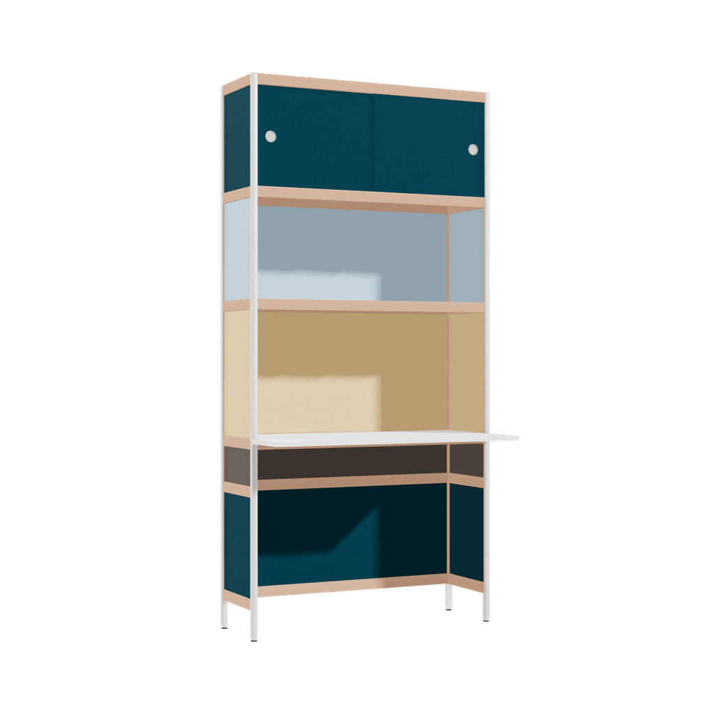 Bureau débordant (206.5x100x53.6 cm)