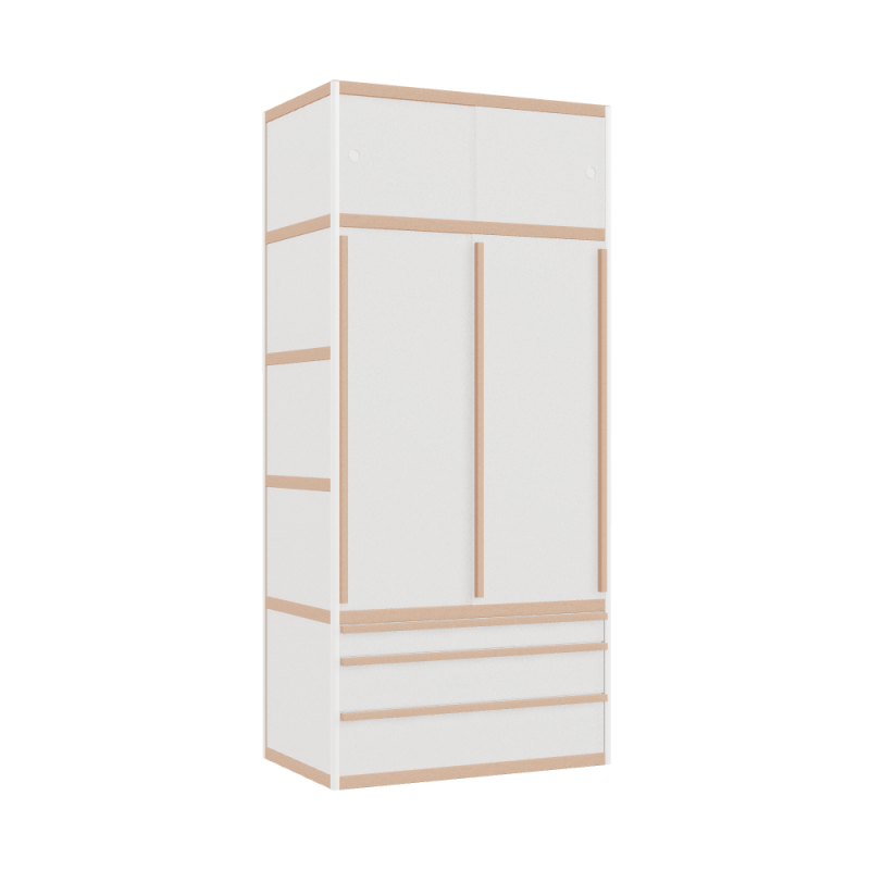 Kleerkast (219x100x62 cm)