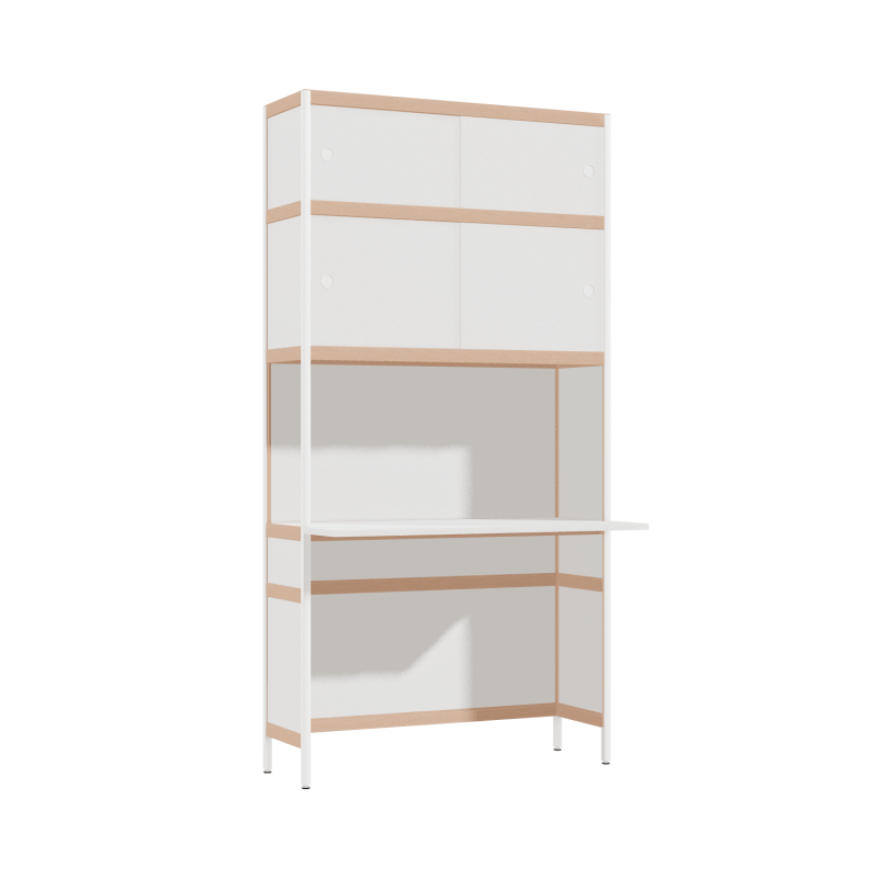 Bureau débordant (196.5x100x53.6 cm)