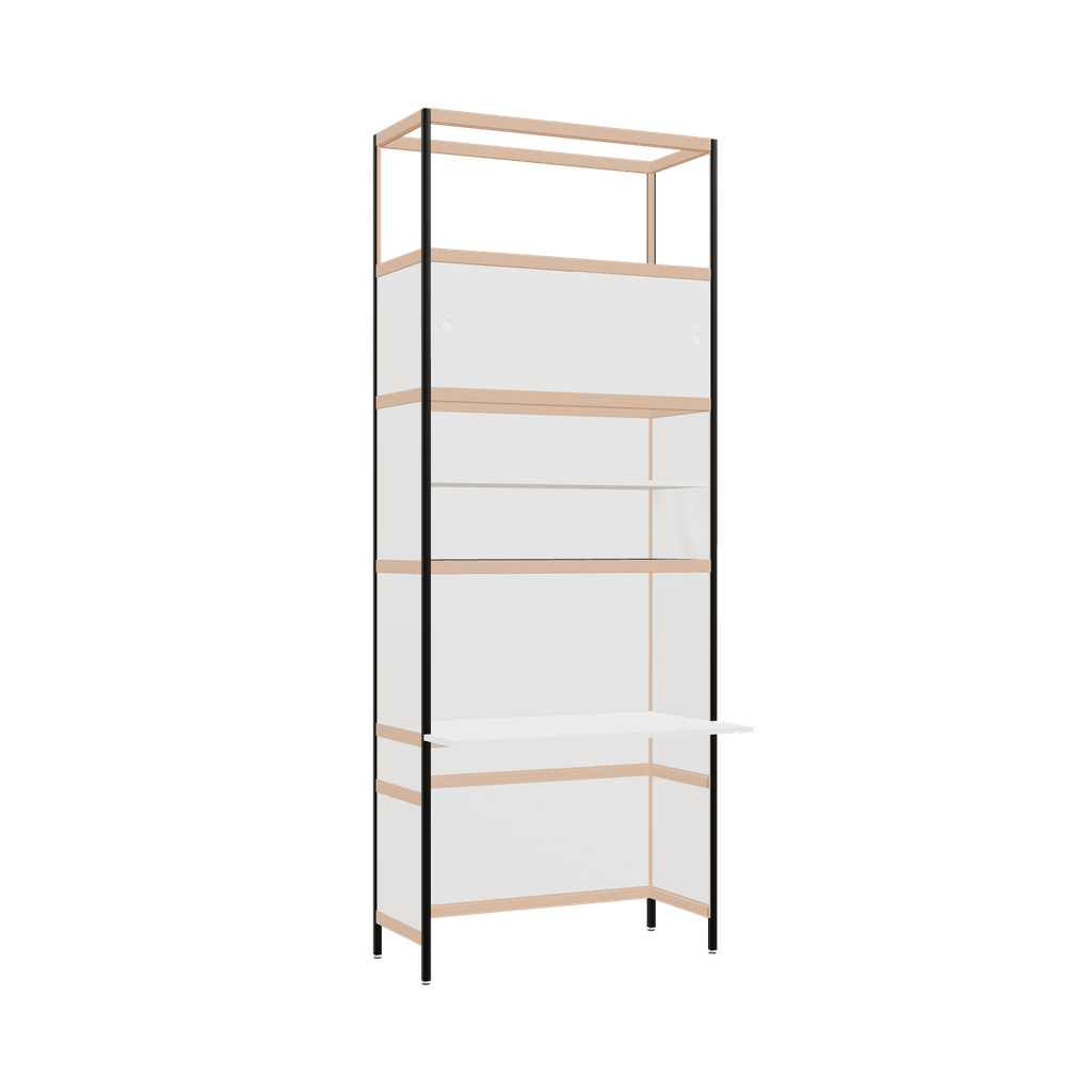 Bureau débordant (257.5x100x63.6 cm)