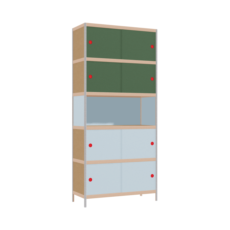 Schrank (219x100x42 cm)