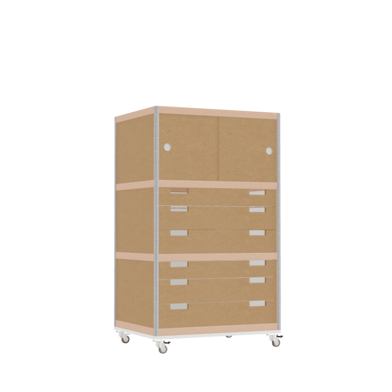 Armoire (136x80x62 cm)