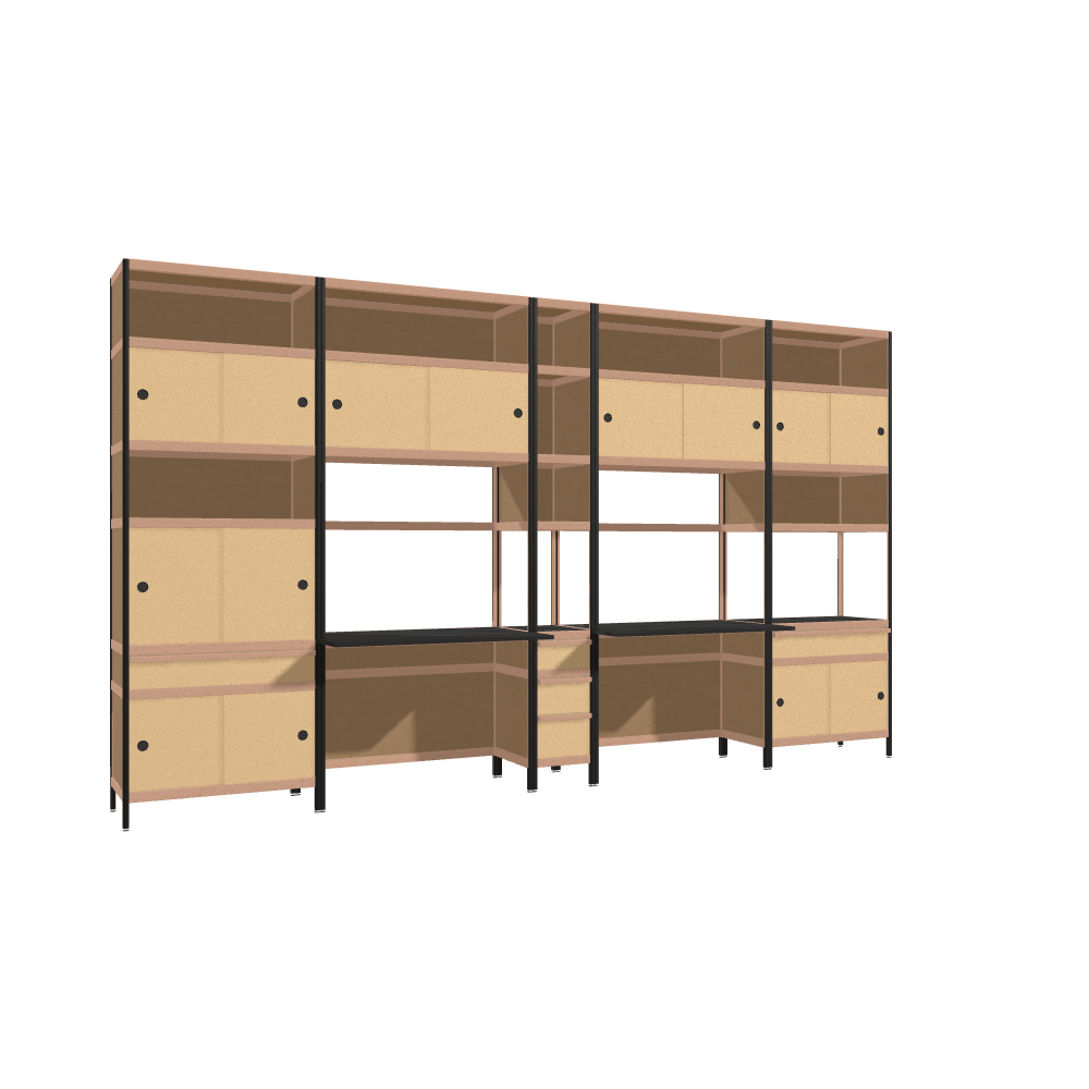 Furniture (227.5x392x63.6 cm)