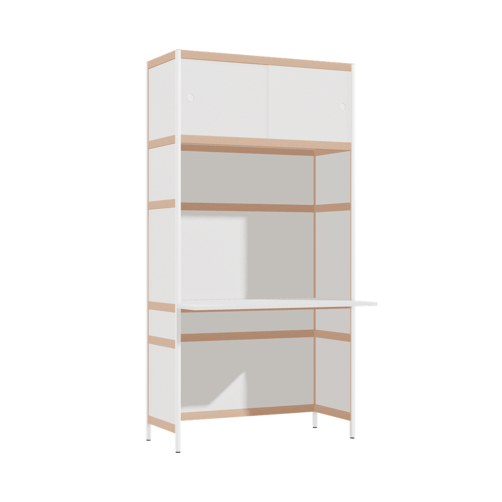 Overhangend bureau (194.5x100x63.6 cm)