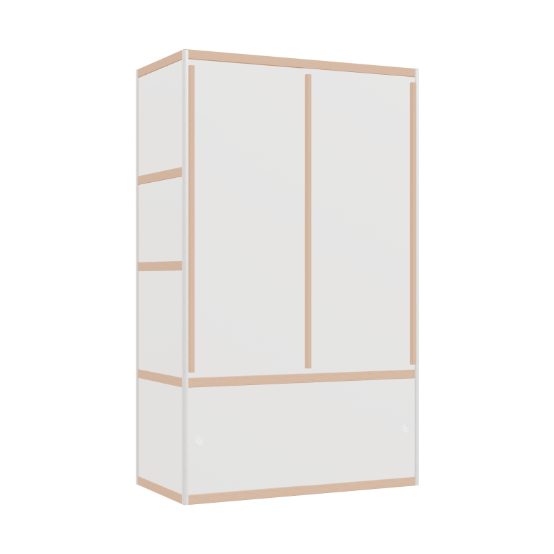 Kleerkast (198x120x62 cm)