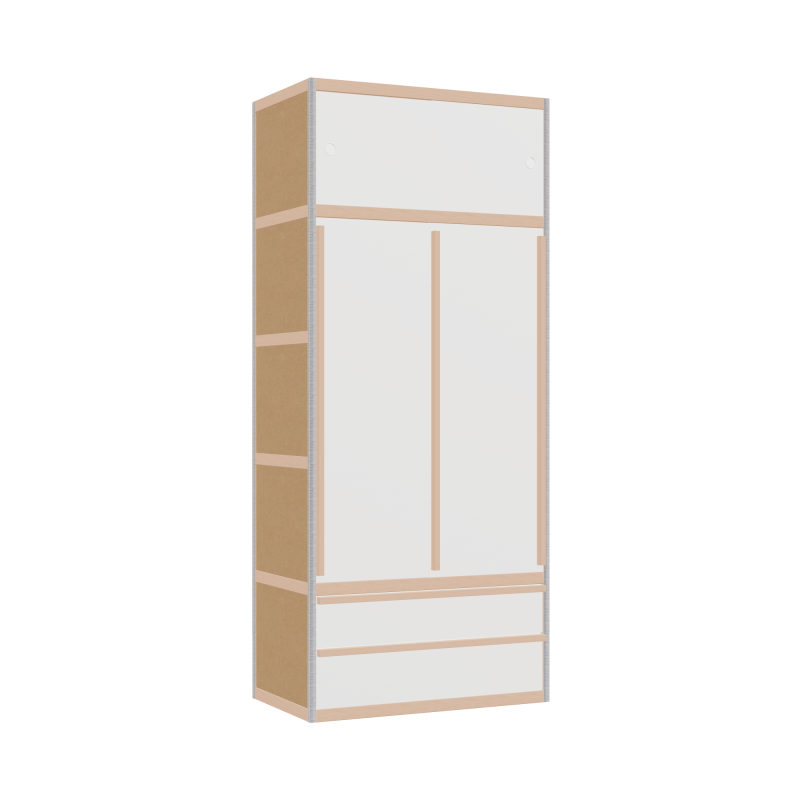 Penderie (209x90x52 cm)