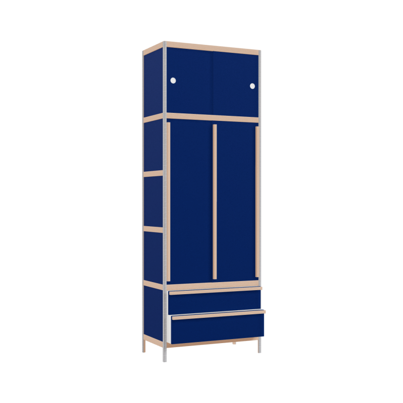 Kleerkast (229x80x42 cm)