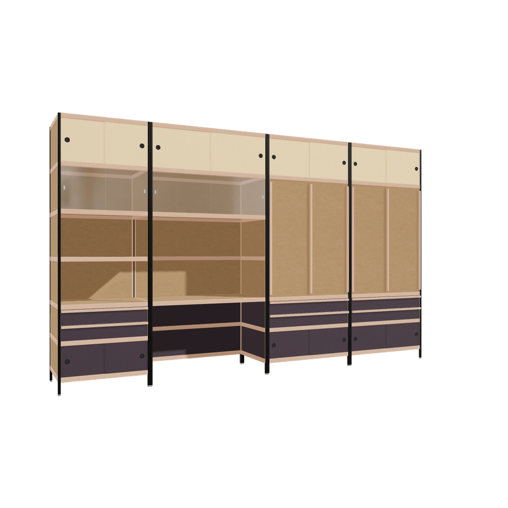 Furniture (241x400x62 cm)