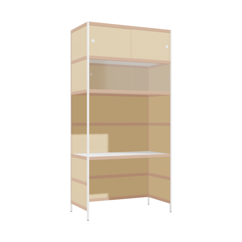 Integrated desk (241x120x62 cm)